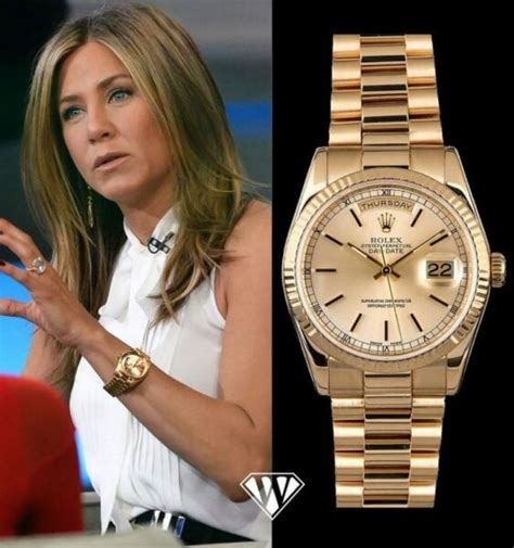 jennifer aniston rolex wome|jen aniston watches.